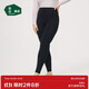松山棉店雙層保暖褲加厚護腰護膝加絨秋褲男女款棉褲女士-黑色170