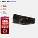 COACH蔻馳男士腰帶純色C扣小牛皮CQ013可剪裁雙面商務(wù)皮帶3.8cm