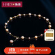 海蒂 4-7mm混彩色滿(mǎn)天星淡水珍珠項鏈女送女友禮物S925銀附證書(shū)