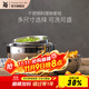 WMF福騰寶套裝居家料理碗不銹鋼料理盆和面盆揉面盆食品級家用套裝 料理碗4件套