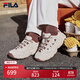 FILA 楊冪同款|斐樂(lè )官方女鞋MUFFIN2025冬新款松餅鞋時(shí)尚摩登休閑鞋 泡沫白/雨朦灰色-WR 36.5
