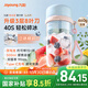 九陽(yáng)（Joyoung）榨汁杯 果蔬榨汁機攪拌杯 輔食機小型便攜家用電動(dòng)多能自動(dòng)清洗 秒碎冰果汁杯LJ521藍 國家補貼