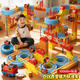 赟婭男孩生日禮物女孩玩具磁力積木軌道車(chē)3-6歲兒童7益智DIY高鐵火車(chē)9 百變魔幻軌道立方體【66件套】品質(zhì)禮盒