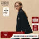 Teenie Weenie小熊秋季綿羊毛精紡高智感學(xué)院風(fēng)西裝外套氣質(zhì)通勤女 黑色 M (165)