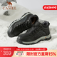 駱駝（CAMEL）高幫登山鞋男款新款冬季加絨真皮防寒保暖戶(hù)外徒步鞋男 A042380174 黑色 【絨里】 42
