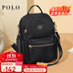 POLO雙肩包女士大容量學(xué)生書(shū)包背包輕便ipad電腦包旅行帆布包生日禮物
