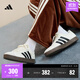 adidas「T頭鞋」VL COURT復古休閑板鞋德訓鞋男女阿迪達斯輕運動(dòng) 漢玉白/黑色/樹(shù)脂黃   38