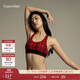 Calvin Klein內(nèi)衣【摩登引力帶】女士ck本命年格紋輕運(yùn)動工字美背文胸QF7771AD KHG-紅格 M