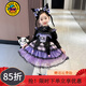 G.duck童裝女童連衣裙夏季洛麗塔公主裙兒童庫洛米女孩演出服女寶寶裙子 德絨打底+裙子 130 建議7~8歲【120-130】cm