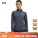 安德瑪（UNDERARMOUR）春夏Tech女子羅紋訓練運動(dòng)長(cháng)袖T恤1389857 暴雨灰044  M