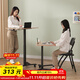 舒福思升降桌移動(dòng)書(shū)桌學(xué)習桌筆記本電腦桌床邊辦公桌站立式工作臺高腳桌 【基礎款】氣動(dòng)升降站立桌 木色