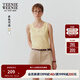 Teenie Weenie小熊女裝T恤2025夏季新款清新俏皮活力甜酷無(wú)袖背心 黃色 S
