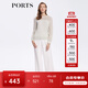 PORTS寶姿春夏新品女裝針織開(kāi)衫LM8K429MKE005 奶綠色 XL