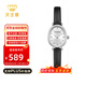 天王（TIAN WANG）手表女石英表樓蘭系列港風(fēng)復古防水輕奢腕表生日禮物送女友31341 赫本黑LS31341S.LB.S