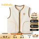 巴拉巴拉童裝寶寶保暖背心冬季加厚搖粒絨兒童馬甲男女童加絨208424171204