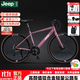 Jeep吉普自行車(chē)女款式平把公路車(chē)鋁合金成人青少年變速代步單車(chē)-RS730 RS770/木槿紫【鋁合金】 送貨上門(mén) S(建議身高150cm-170cm) 21速-初學(xué)者騎行（入門(mén)款）