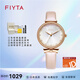 飛亞達（FIYTA）手表女 young+系列時(shí)尚石英女表皮帶鐘表ins生日禮物 甜蜜櫻花色L851001.PWSD