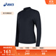 亞瑟士ASICS運動(dòng)T恤女子萊卡運動(dòng)長(cháng)袖舒適上衣 2032D125-001 黑色 S