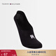 TOMMY HILFIGER25春夏新款女裝經(jīng)典簡(jiǎn)約字母提花微彈休閑純色百搭運動(dòng)船襪 黑色078 1雙 均碼