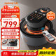 九陽(yáng)（Joyoung）速嫩烤空氣炸鍋 不用翻面 可視大視窗5.5L大容量 智能無(wú)油嫩炸 烤箱薯條機KL55-V2Fast