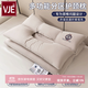 VJE護頸枕全棉頸椎枕pro純棉枕芯雙層拆卸枕頭睡眠枕單人家用一對 升級抗菌款（太空灰） 單只裝 48cm*74cm【A類(lèi)母嬰級護頸助眠】