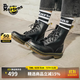 馬丁博士（Dr.Martens）1460 W英倫女款早秋經(jīng)典款通勤光面皮黑色馬丁靴 黑色 36 建議拍大一碼