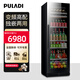 普拉蒂（PULADI）變頻一級能效大容量冰吧客廳家用冷藏柜辦公室冰箱茶葉柜嵌入式恒溫紅酒柜保鮮商用展示柜別墅冰箱 一級能效｜變頻｜1.79米高 336升｜單溫