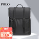 POLO雙肩包男士翻蓋旅行背包學(xué)生書(shū)包14/15.6英寸電腦包男商務(wù)出差包