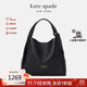 KATE SPADE凱特·絲蓓KNOTT中號女包流浪包托特包單肩斜挎包 黑色K6552001 
