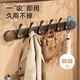 加度旋轉吸盤(pán)門(mén)后浴室掛鉤中古掛衣鉤墻上壁掛衣架衣服帽子收納置物架