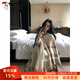 啄木鳥(niǎo)百搭時(shí)髦羊毛針織斗篷披肩圍巾女外套秋季外搭配裙子保暖圍脖坎肩 燕麥色