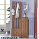 普美森門(mén)口鞋柜簡(jiǎn)約現代門(mén)廳柜衣帽柜大容量多功能儲物柜帶掛衣架可坐立 【上門(mén)安裝】80cm長(cháng)-衣架在左