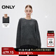 ONLY2025秋季新款經(jīng)典百搭圓領(lǐng)寬松顯瘦毛衣針織衫女|125113045 E00渡鴉灰色 L