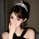 邦帛世生日皇冠頭飾女生18歲成人禮王冠發(fā)箍?jì)和呒壐行」髋趸使?皇冠【鉆石鏤空款】