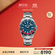 美度（MIDO）瑞士手表 領(lǐng)航者系列 雙時(shí)區 一表兩帶 防水運動(dòng) 機械鋼帶男表
