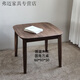NAOISKEY?腦斯基北美黑胡桃木全實(shí)木兒童小方桌家紡光滑寶寶玩具桌學(xué)生學(xué)習桌 大圓角北美黑胡桃木-60*60*50高1張