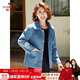 俞兆林中老年女裝毛呢大衣媽媽裝秋冬毛呢外套老年人衣服 Y243U2012
