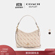 蔻馳（COACH）奧萊女士女包LAUREL單肩包腋下斜挎包流浪包時(shí)尚百搭 IM/粉筆白色 混合色