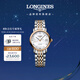浪琴（LONGINES）瑞士手表 博雅系列 機械鋼帶女表 L43095877