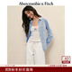 Abercrombie & Fitch【美式經(jīng)典】小麋鹿圖案女裝25秋新款牛津長(cháng)袖襯衫140-5247 藍色條紋 S (165/88A)