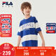 FILA【液氨整理】斐樂(lè )兒童童裝短袖衫2025年秋季男中大童T恤