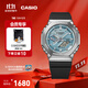 卡西歐（CASIO）G-SHOCK GM-2100八王子明星同款歐8金屬表頭運動(dòng)男士手表 GBM-2100A-1A2PR