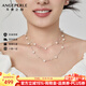 天使之淚淡水珍珠項鏈滿(mǎn)天星S925銀加長(cháng)雙層疊戴氛圍感生日禮物送女友閨蜜