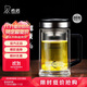 希諾抗菌玻璃杯雙層高檔辦公水杯男2025新款帶手柄泡茶杯子X(jué)N-9005KT