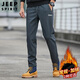 JEEP SPIRIT吉普運動(dòng)褲男春秋季休閑褲寬松沖鋒長(cháng)褲戶(hù)外長(cháng)褲男裝 灰色 2XL