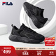 FILA【男女同款】斐樂(lè )情侶跑步鞋復古老爹鞋火星鞋潮流時(shí)尚舒適老爹鞋 男-黑-BK 42