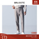 巴魯特（Brloote）加厚休閑褲男士時(shí)尚顯瘦蘿卜褲舒適九分褲秋冬 卡其 170/78A