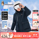 暇步士（Hush Puppies）童裝兒童男大童冬裝新款中長(cháng)款保暖舒適三防面料羽絨服 藏藍 130 cm