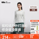 蕉下（beneunder）搖粒絨雙開(kāi)拉鏈上衣女修身彈力長(cháng)袖親膚內搭打底衫PM007