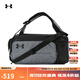 安德瑪（UNDERARMOUR）春夏Contain男女訓練運動(dòng)拒水小號旅行雙肩包1381920灰色025 均碼
